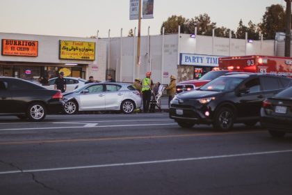 New Castle, DE - Injuries Reported in Two-Car Crash on Commons Blvd at Delaware National Guard Entrance